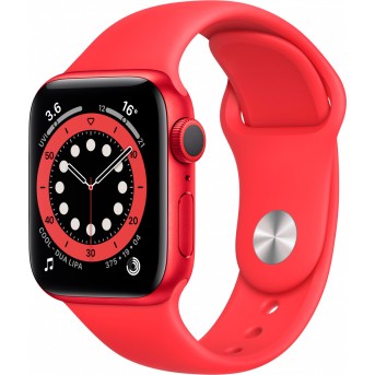 Apple Watch Series 6 GPS, 40mm PRODUCT(RED) Aluminium Case with PRODUCT(RED) Sport Band - Regular, Model A2291 - Metoo (9)