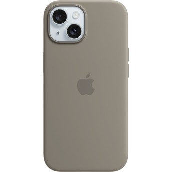 iPhone 15 Silicone Case with MagSafe - Clay,Model A3123 - Metoo (1)