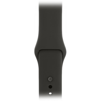Ремешок для Apple Watch 42mm Gray/<wbr>Black Спортивный (Demo) - Metoo (2)