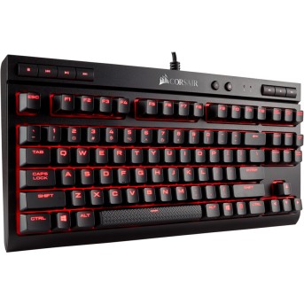 Corsair Gaming K63 Compact Mechanical Keyboard, Backlit Red LED, Cherry MX Red - Metoo (2)