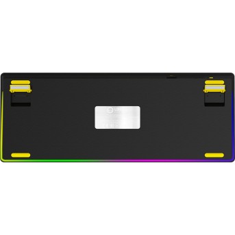 LORGAR KBP70TKLW, Wireless TKL Mechanical Gaming Keyboard Pro, Black/yellow, EN/RU layout в Metoo.kz - Metoo (8)