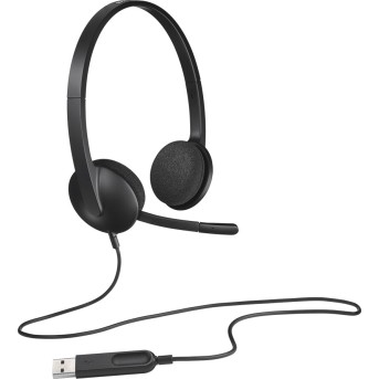 LOGITECH H340 Corded Headset - BLACK - USB - Metoo (1)