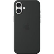 iPhone 16 Plus Silicone Case with MagSafe - Black,Model A3314