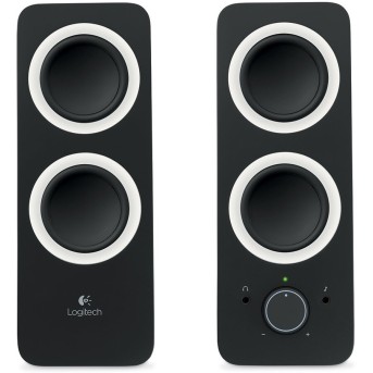 LOGITECH Z200 Stereo Speakers - MIDNIGHT BLACK - 3.5 MM - UK - Metoo (1)