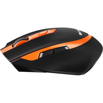 CANYON MW-13 2.4 GHz Wireless mouse ,with 6 buttons, DPI 800/<wbr>1200/<wbr>1600/<wbr>2000/<wbr>2400, Battery:AAA*2pcs ,Black-Orange 77.4*120.6*40.5mm 79g, - Metoo (3)