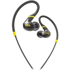 TCL In-ear Wired Sport Headset, IPX4, Frequency of response: 10-22K, Sensitivity: 100 dB, Driver Size: 8.6mm, Impedence: 16 Ohm, Acoustic system: closed, Max power input: 20mW, Connectivity type: 3.5mm jack, Color Monza Black