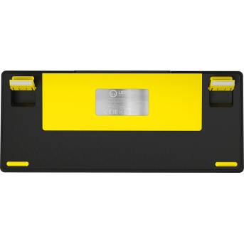 LORGAR KBP7075W, Wireless 75% Mechanical Gaming Keyboard Pro, Black/yellow, EN/RU layout в Metoo.kz - Metoo (8)