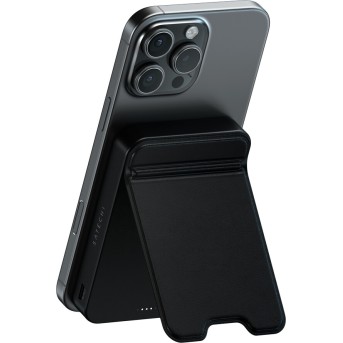 SATECHI Qi2 10K Magnetic Power Bank with Stand (Black) в Metoo.kz - Metoo (6)