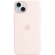 iPhone 15 Plus Silicone Case with MagSafe - Light Pink,Model A3124