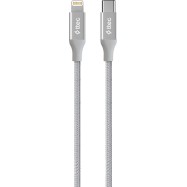 ttec cable Type C - Lightning, 1.5 m, Silver (2DK41G)