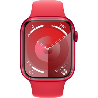 Apple Watch Series 9 GPS 45mm (PRODUCT)RED Aluminium Case with (PRODUCT)RED Sport Band - S/<wbr>M,Model A2980 - Metoo (2)