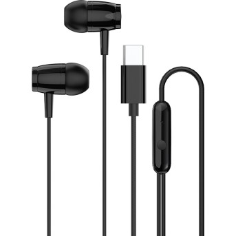 CANYON headphones SEP-5 TYPE-C Black в Metoo.kz - Metoo (1)