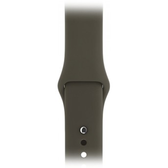 Ремешок для Apple Watch 42mm Dark Olive Спортивный - Metoo (2)