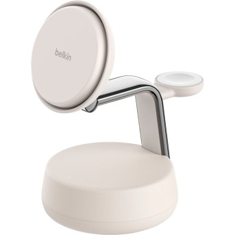 BELKIN 25w QI2 3-IN-1 Wireless Charging Stand, Sand в Metoo.kz - Metoo (2)