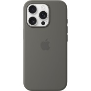 iPhone 16 Pro Silicone Case with MagSafe - Stone Gray,Model A3315
