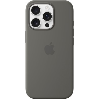 iPhone 16 Pro Silicone Case with MagSafe - Stone Gray,Model A3315 - Metoo (1)