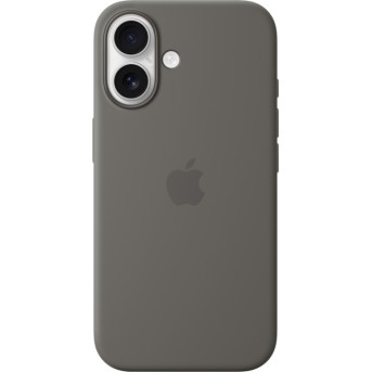 iPhone 16 Silicone Case with MagSafe - Stone Gray,Model A3313 - Metoo (2)