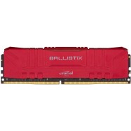 Crucial DRAM Ballsitix Red 16GB DDR4 3200MT/s CL16 Unbuffered DIMM 288pin Red, EAN: 649528824950