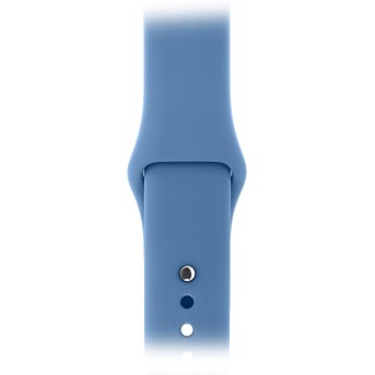 Ремешок для Apple Watch 38mm Denim Blue Sport Band - S/<wbr>M M/<wbr>L - Metoo (2)