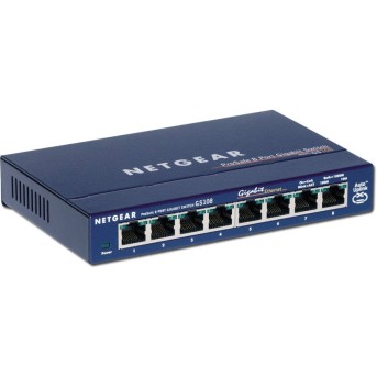 Netgear ProSafe Gigabit Ethernet Switch, 8 x 10/<wbr>100/<wbr>1000 RJ45 ports, Desktop - Metoo (4)