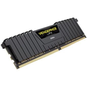 Corsair DDR4, 2666MHz 8GB 1x8GB DIMM, Unbuffered, 16-18-18-35, XMP 2.0, Vengeance LPX black Heatspreader, Black PCB, 1.2V, for SKL - Metoo (1)