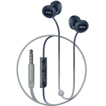 TCL In-ear Wired Headset, Frequency of response: 10-23K, Sensitivity: 104 dB, Driver Size: 8.6mm, Impedence: 28 Ohm, Acoustic system: closed, Max power input: 25mW, Connectivity type: 3.5mm jack, Color Phantom Black - Metoo (2)