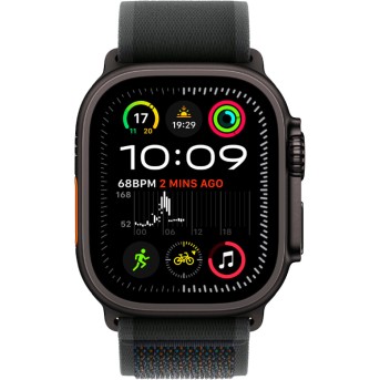 Apple Watch Ultra 2 2024 GPS + Cellular 49mm Black Titanium Case with Black Trail Loop - M/<wbr>L,Model A2986 - Metoo (6)