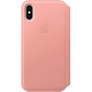 Чехол для смартфона iPhone X Leather Folio Soft Pink