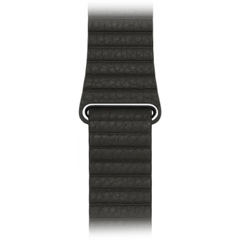 Ремешок для Apple Watch 42mm Charcoal Gray Leather Loop - Large - Metoo (2)