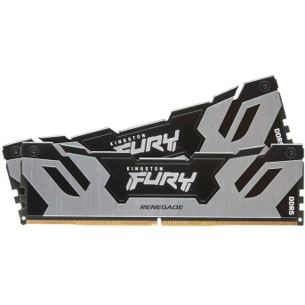 Kingston 96GB 6000MT/s DDR5 CL32 DIMM (Kit of 2) FURY Renegade Silver XMP в Metoo.kz - Metoo (1)