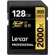 LEXAR Professional 2000x 128GB SDHC/SDXC UHS-II Card