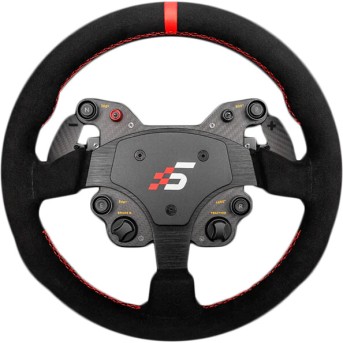 GT1 Round Steering Wheel | Shifter Paddles | AlcantaraSIMAGIC QR70 Included - Metoo (1)