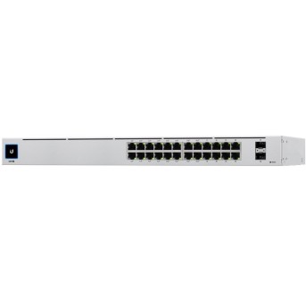 UBIQUITI Pro 24; (24) GbE ports; (2) 10G SFP+ ports; DC power backup-ready; Layer 3 switching; Silent cooling. в Metoo.kz - Metoo (1)