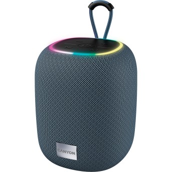 CANYON BSP-8, Bluetooth Speaker, BT V5.2, BLUETRUM AB5362B, TF card support, Type-C USB port, 1800mAh polymer battery, Max Power 10W, Grey, cable length 0.50m, 110*110*135mm, 0.57kg - Metoo (1)