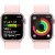 Apple Watch Series 9 GPS 41mm Pink Aluminium Case with Light Pink Sport Loop,Model A2978 - Metoo (16)