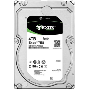 Жесткий диск HDD 4Tb Seagate Exos 7E8 ST4000NM002A, 3.5", 128Mb, SAS/<wbr>SATA III - Metoo (1)