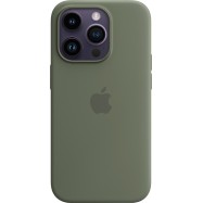 iPhone 14 Pro Silicone Case with MagSafe - Olive,Model A2912