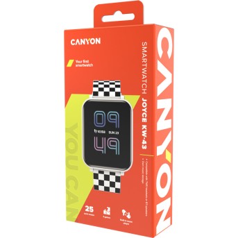 CANYON kids watch Joyce KW-43 DUAL BT Music White в Metoo.kz - Metoo (7)