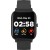 Smart watch, 1.3inches TFT full touch screen, Zinic+plastic body, IP67 waterproof, multi-sport mode, compatibility with iOS and android, black body with black silicon belt, Host: 43*37*9mm, Strap: 230x20mm, 45g - Metoo (4)
