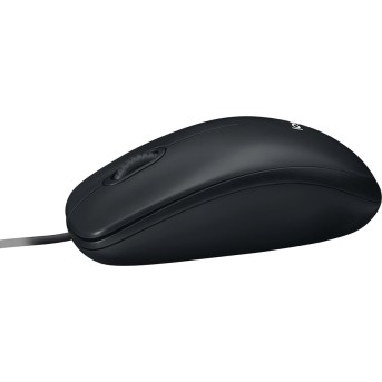 LOGITECH B100 Corded Mouse - BLACK - USB - B2B - Metoo (4)