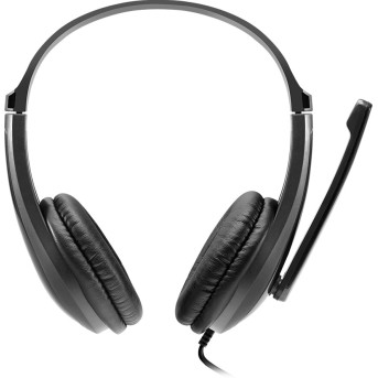 CANYON CHSU-1 basic PC headset with microphone, USB plug, leather pads, Flat cable length 2.0m, 160*60*160mm, 0.13kg, Black; - Metoo (2)