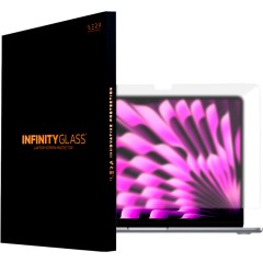 iLera Frosted Glass screen protector for MacBook Air M2..