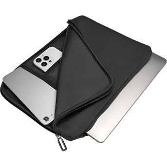 DOPPIO SLEEVE LAPTOP 12"/MB 13" NERO в Metoo.kz - Metoo (4)