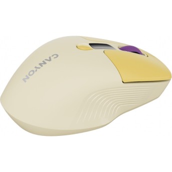 CANYON mouse MW-26 LCD Silent Dual Mode Wireless Yellow в Metoo.kz - Metoo (6)