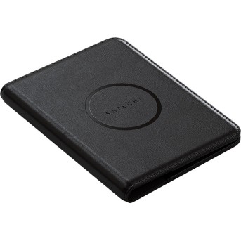 SATECHI Vegan-Leather Passport Cover w/ Find My (Black) - Metoo (2)
