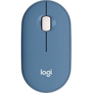 LOGITECH Pebble M350 Wireless Mouse - BLUEBERRY - 2.4GHZ/BT - EMEA - CLOSED BOX