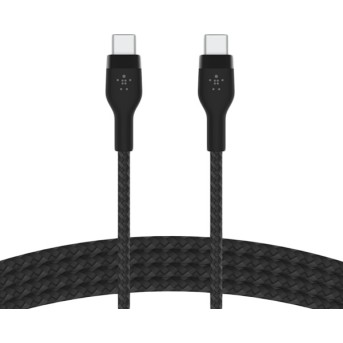 BELKIN USB-C to USB-C 2.0 Braided silicone, 1M, White в Metoo.kz - Metoo (1)