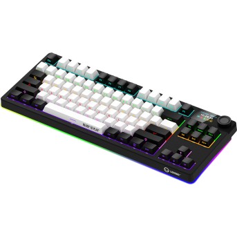 LORGAR KBP70TKLW, Wireless TKL Mechanical Gaming Keyboard Pro, Black/red, EN/RU layout в Metoo.kz - Metoo (7)
