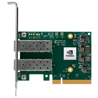 Mellanox ConnectX-6 Lx EN adapter card, 25GbE, Dual-port SFP28, PCIe 4.0 x8, No Crypto, Tall Bracket - Metoo (1)