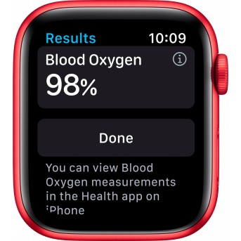 Apple Watch Series 6 GPS, 44mm PRODUCT(RED) Aluminium Case with PRODUCT(RED) Sport Band - Regular, Model A2292 - Metoo (11)